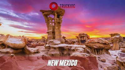 New Mexico trucking coverage map
