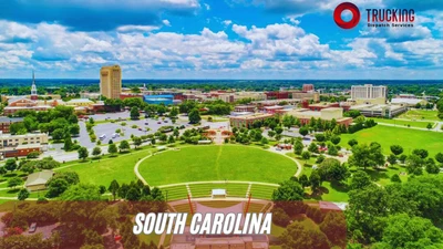South Carolina trucking coverage map